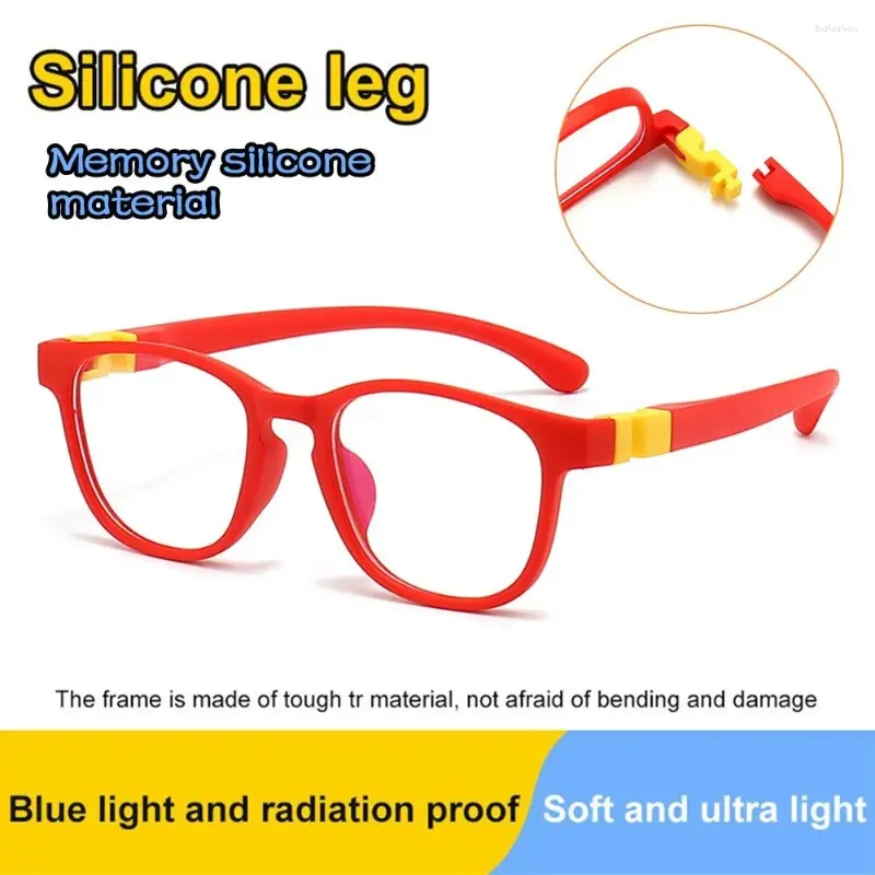 Солнцезащитные очки, модные съемные защитные очки для компьютера, детские очки с защитой от синего света, ультра-оправа, удобные очки