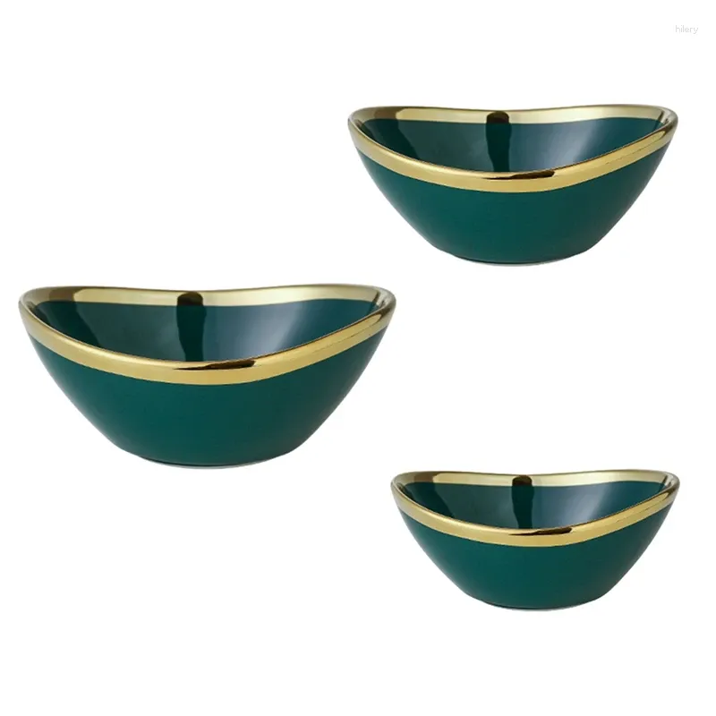 Borden jfbl Noords licht luxe keramische Ceramic Creative Salad Bowl Home Fruitplaat Snack Gedroogd Ingot