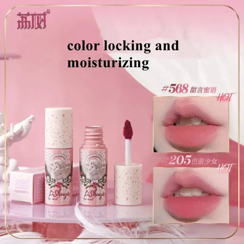 Lishu Air Lip Mud Soft Matte Mist Velvet Non Stay Cup Lápiz labial hidratante glaseado 240321