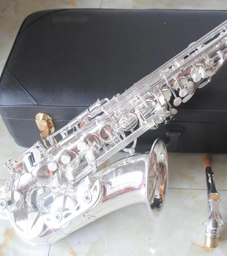 Brand New Made in Japan Silverplated YAS 82Z Saxofone alto Laca de ouro Saxofone Alto caindo E Sax Chaves de ouro Saxofone tenor wi1732346