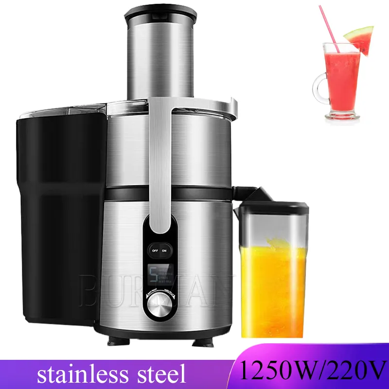 Juicer Machine 1250W Motor Centrifugal Juice Extractor Easy Clean Small For Fruit Vegetable
