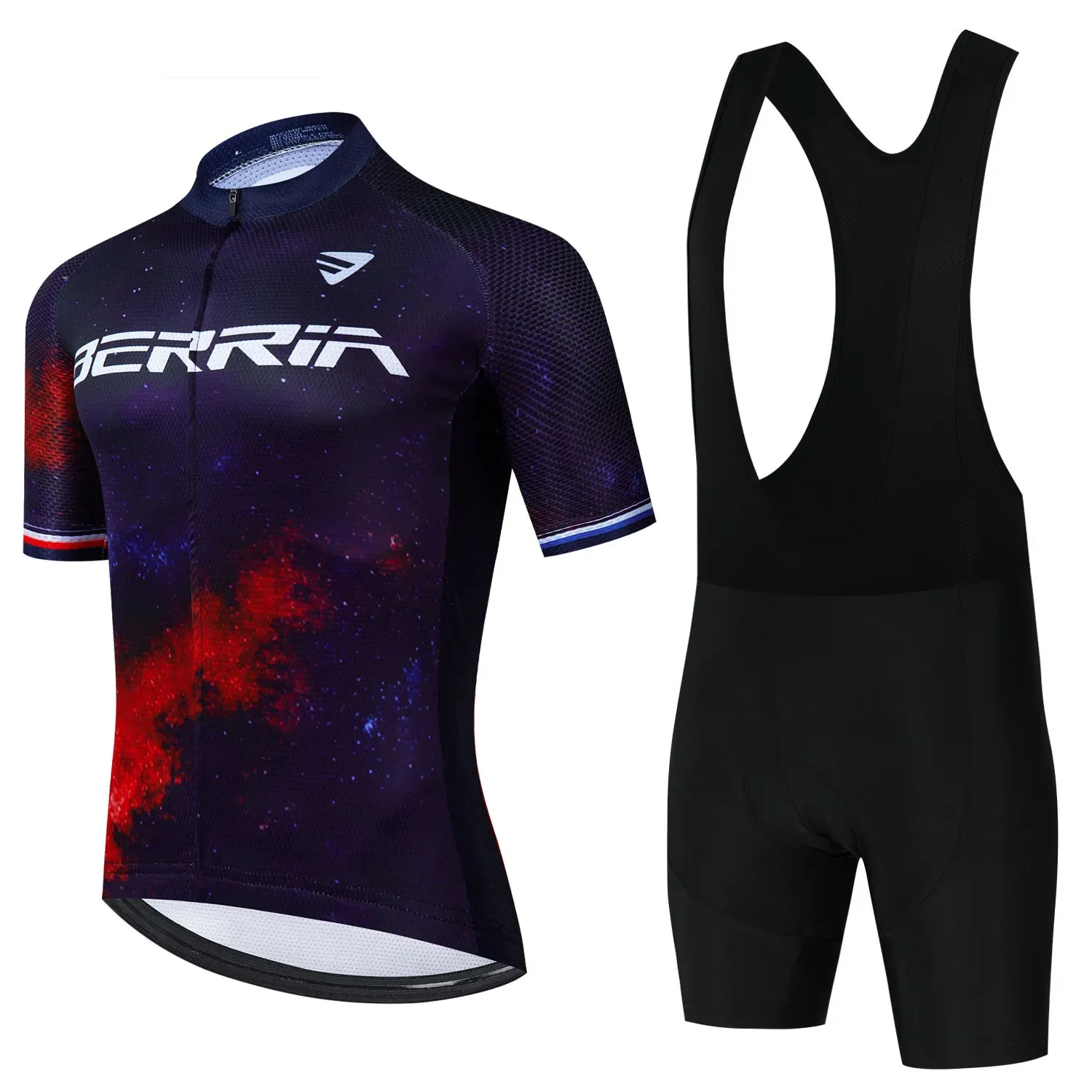 Berria conjunto camisa de ciclismo dos homens verão manga curta roupas ciclismo camisa da bicicleta mtb uniforme roupas maillot ciclismo 240328