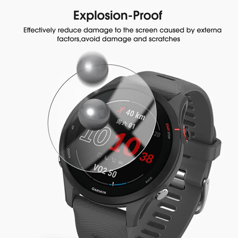GARMIN FOREATHLETE 245 ブラック 本体 保護フィルム付き（楽天市場 