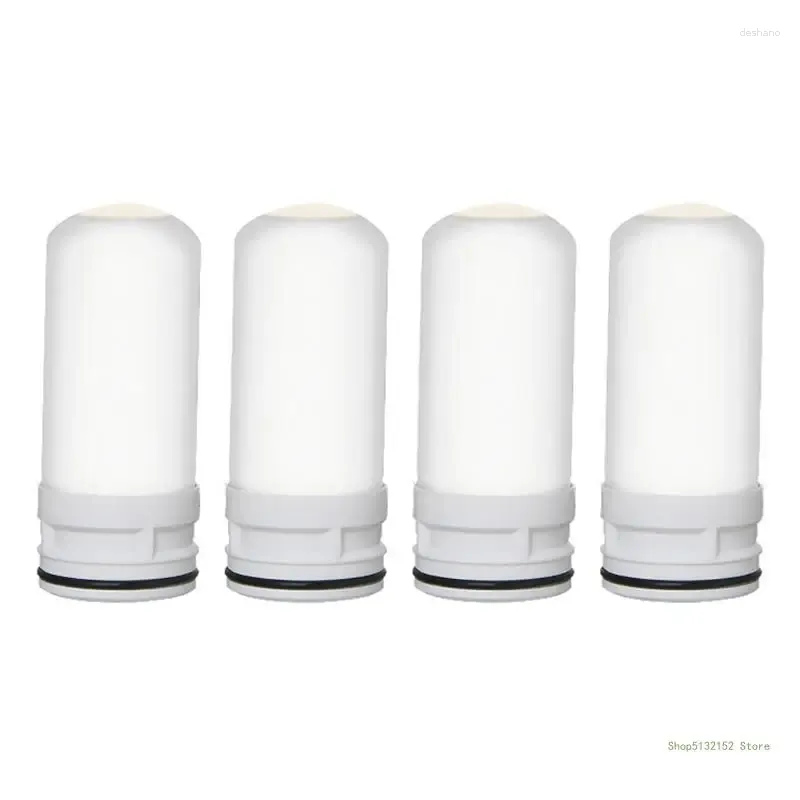 Mutfak Muslukları QX2E 4 PCS Yedek Seramik musluk musluk su filtresi saf kartuş dayanıklı hediye