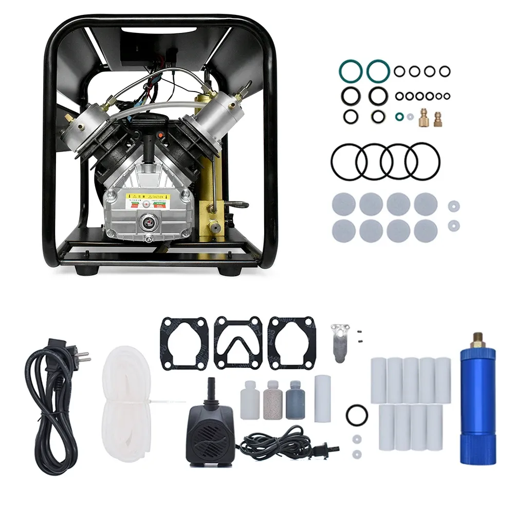 TUXING 4500Psi Pcp Air Copressor, Built-in Two Stage Filtration Water-Oil Separator Filter...