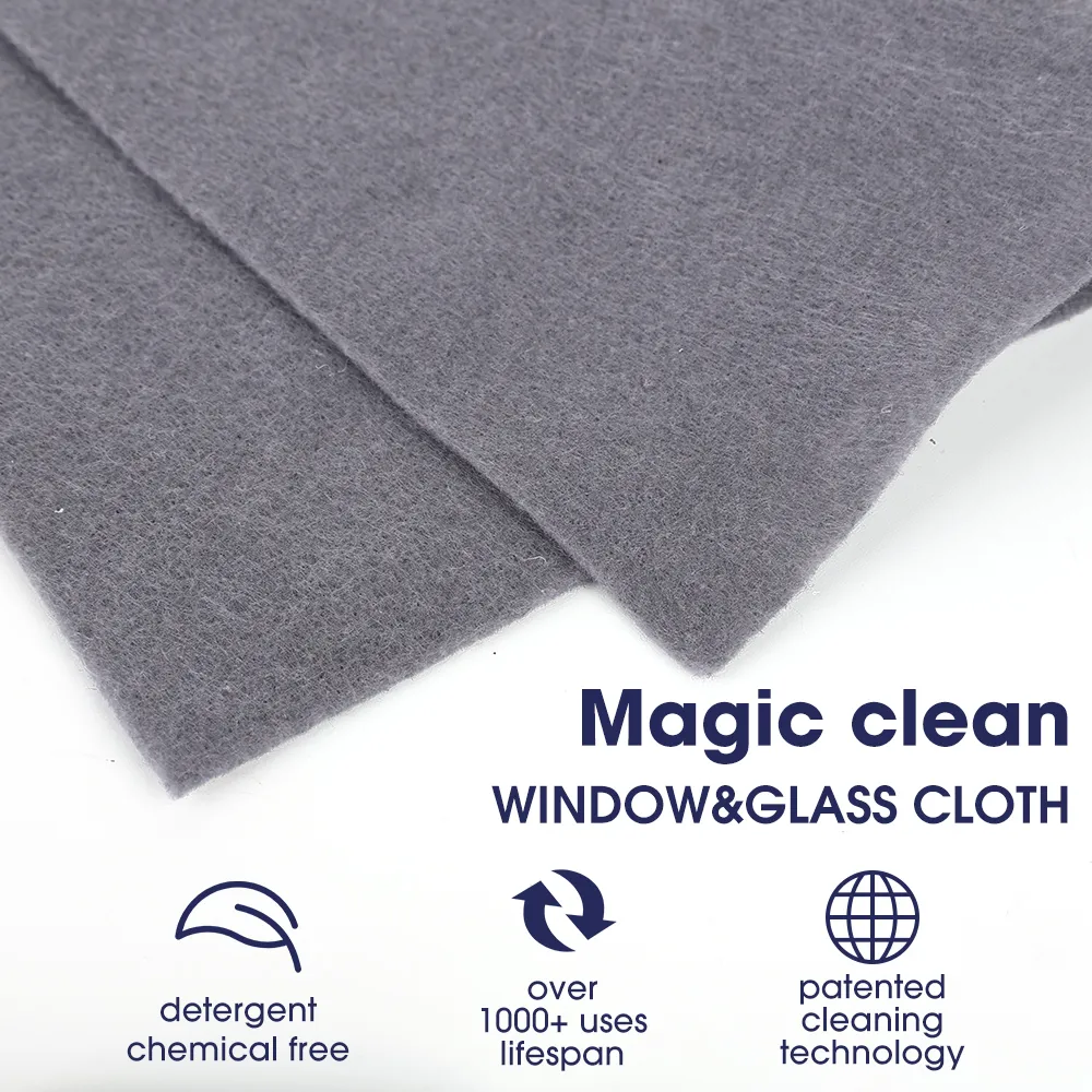 Window Cleaner Rags Magic Cleaning Cloth Reusable Microfiber Glass Cleaning Rags for ...