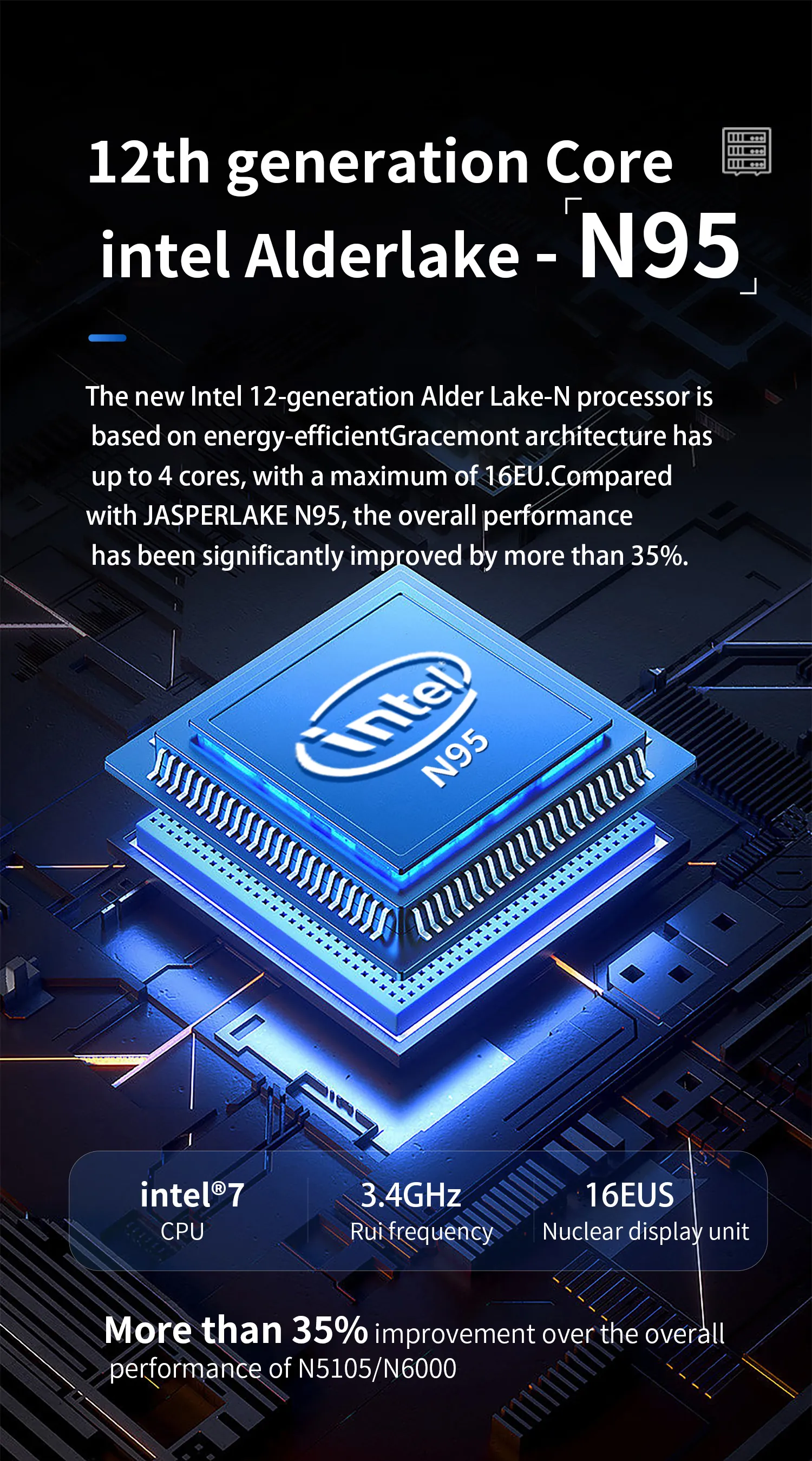 た*き様 Alder Lake CPU n95 RAM16GB SSD 512G Amazon.com: N95 Mini PC,Intel 12th Alder Lake N95 16GB DDR4