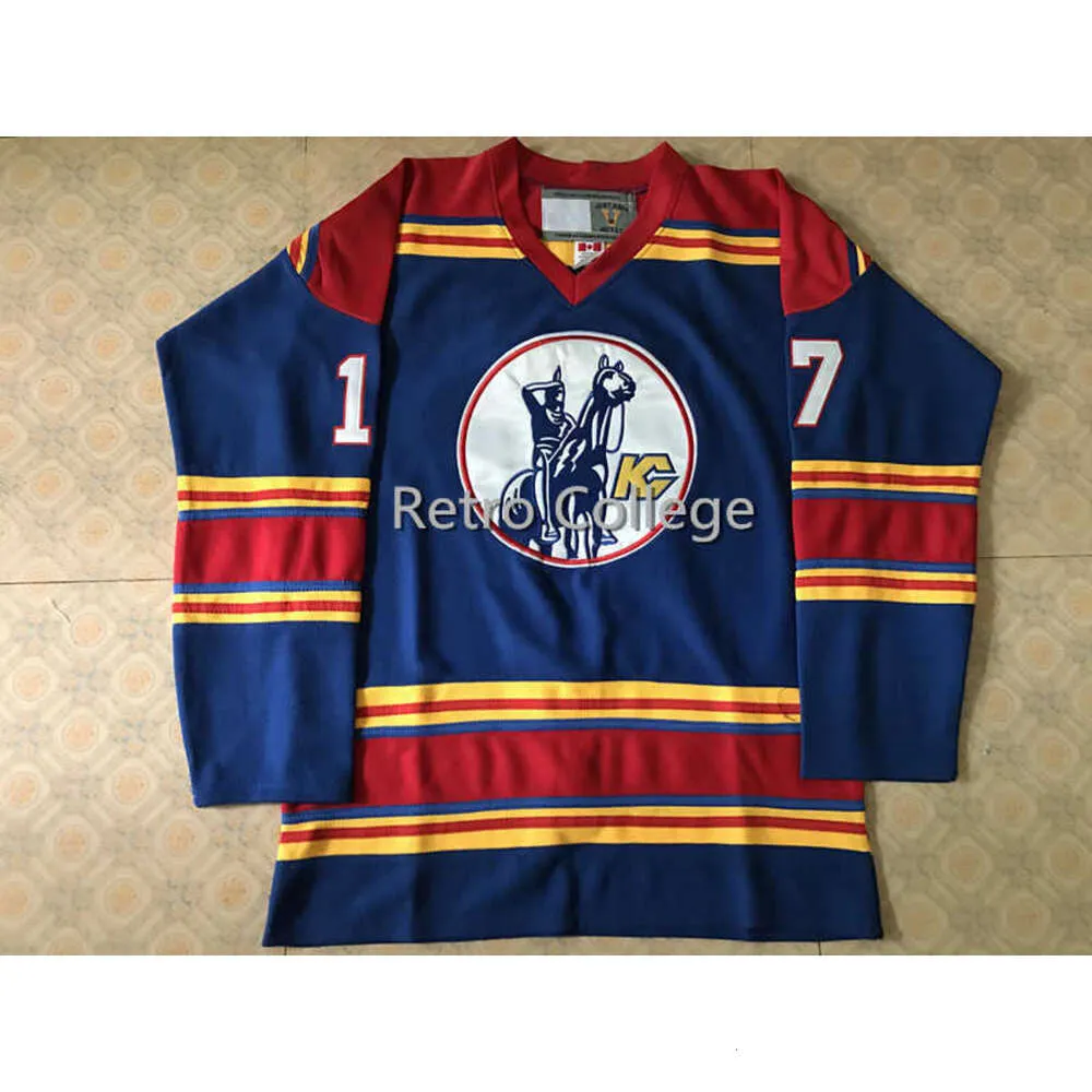 24S # 17 SIMON NOLET 1 DENIS HERRON 9 WILF PAIEMENT KANSAS CITY SCOUTS Maillot de hockey sur glace Blanc Throwback Broderie Cousu personnalisé n'importe quel numéro