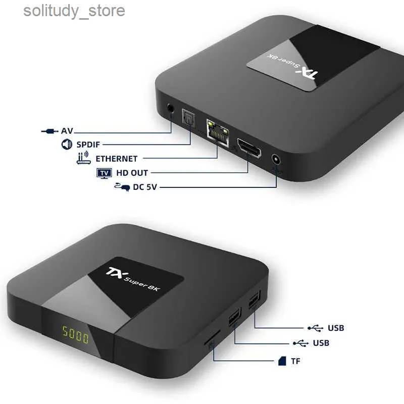 その他 TVBOX Set Top Box Android 11.0 Smart TV Box TX Super 8K TV Box 2G 16G