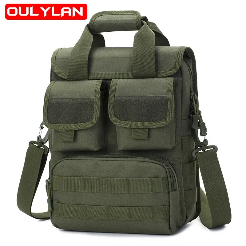 Сумки на открытом воздухе тактическая сумочка a4 size school bag warne camouflage messenger bag Мужская сумка для инструментов 900d Оксфордская водонепроницаемая упаковка