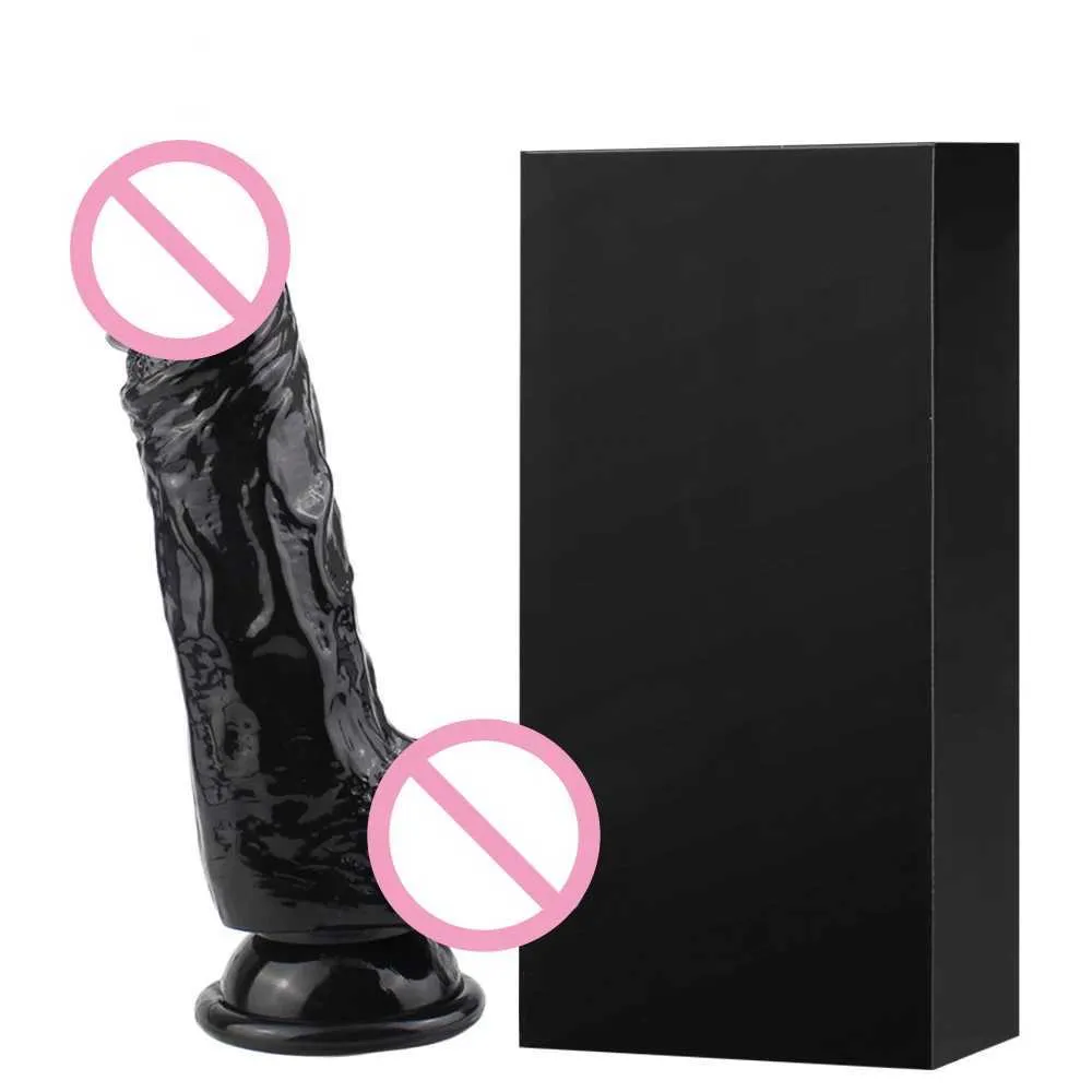 Nxy dildos dongs ein künstlichem dildo mutiger penis weibliches sex toys Super dickes Handbuch TPE -Material mit Saugnapfbecher sexy Frauen Neuheit 240330