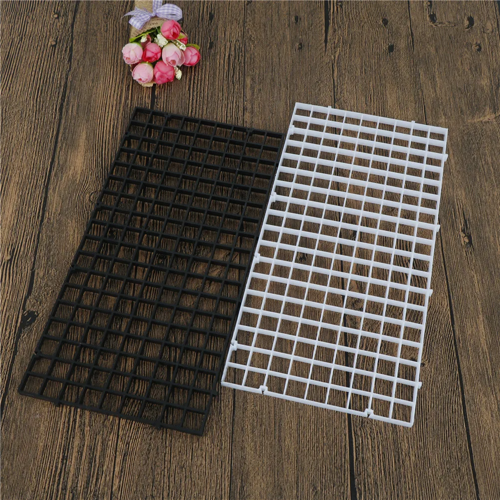 4 Pcs Aquarium Grid Divider Plastic Fish Tank Divider Egg Crate Divider Tray Grid Fish Tank Bottom Isolation Separator For Aquarium Fish And Plants Black P 224420447