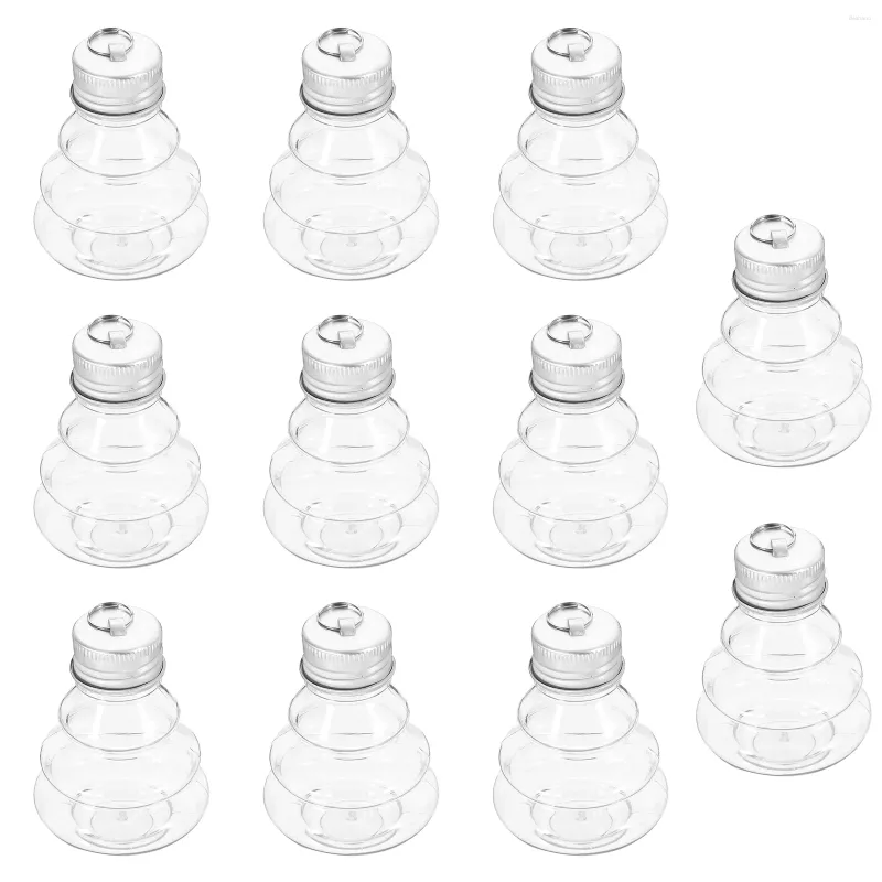 Vase 10 PCS Milk Christmas Bottle Water Bottles Broze Balls The Pet Beverages Storage