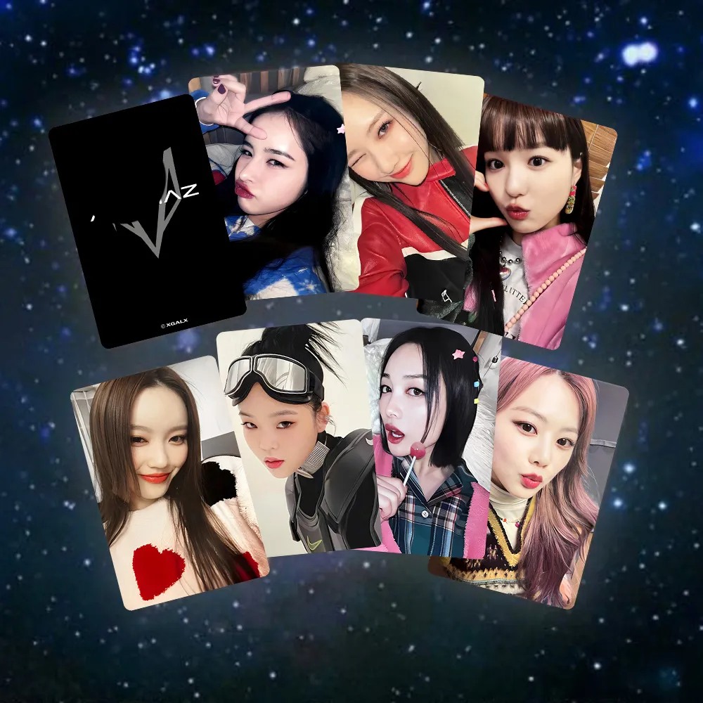 XG KCON ALPHAZ 1st Mini Album Photocards DNA LOMO Cards, JURIN