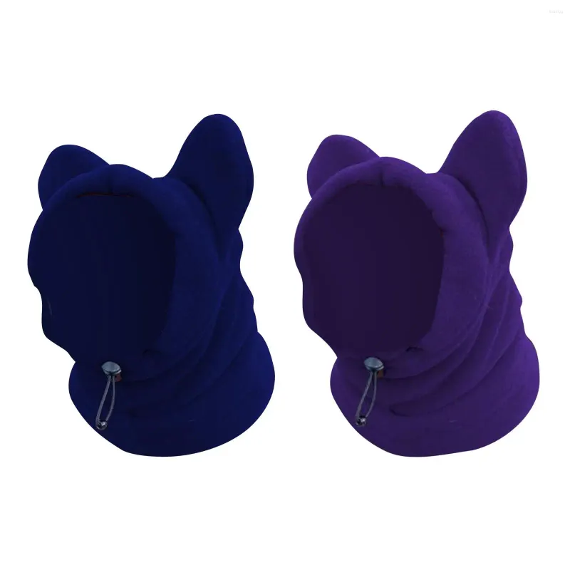 Abbigliamento per cani Cappello invernale per animali domestici Pile caldo Walking Orecchie antivento Felpa con cappuccio Copricapo per