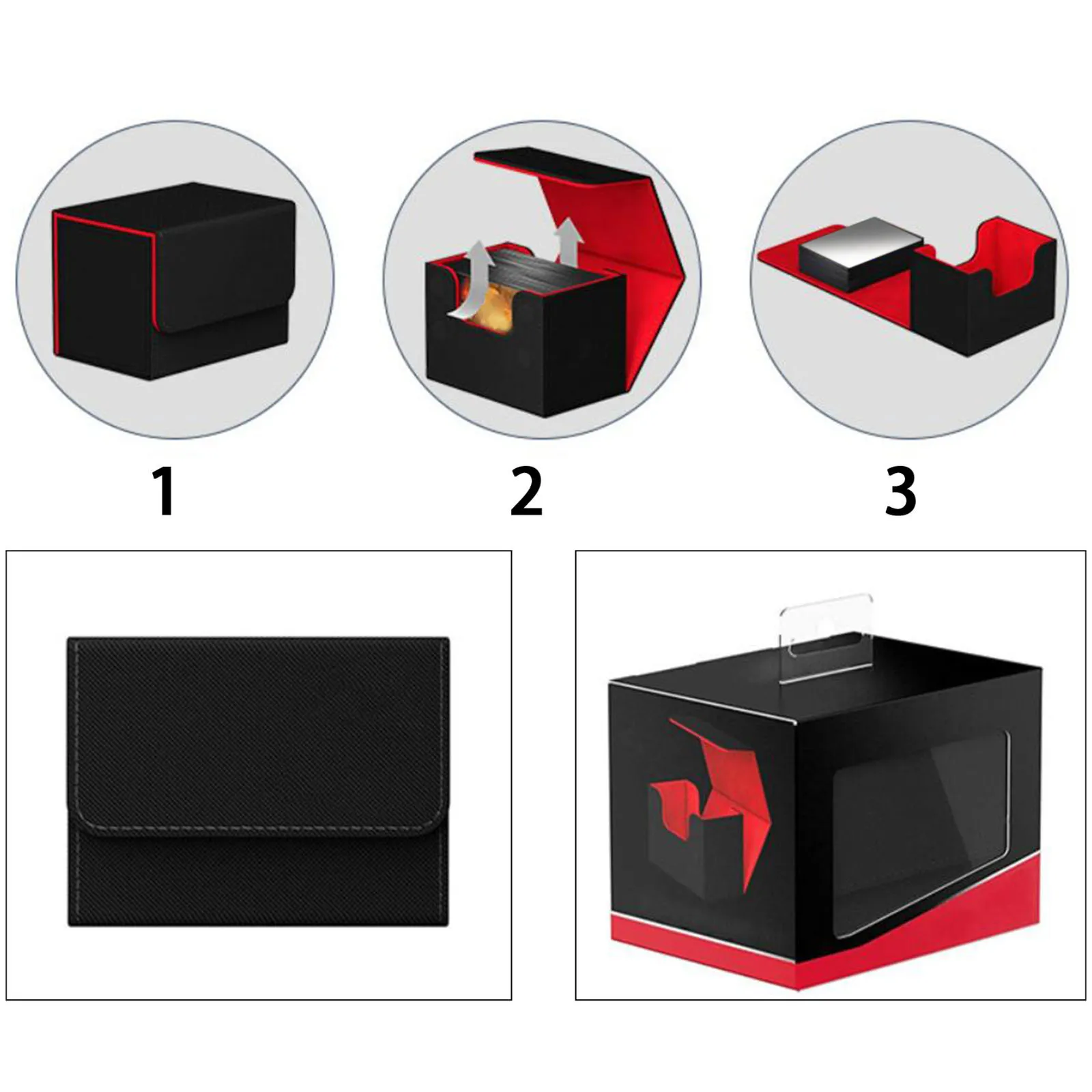 MTG Card Deck Box Holder Large Organizer Storage Case for Trading Card  Protection from Dhgate Board Games - price 10.17