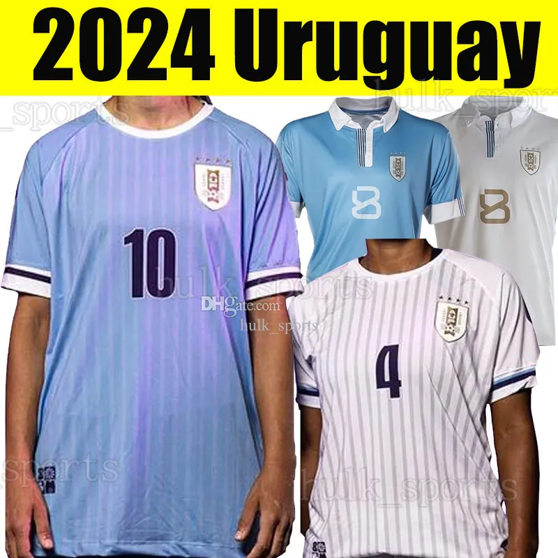 2024 Uruguay -årsdagen Get Soccer Jerseys Suarez de Arrascaeta 23/24/25 fans Palyer version E.Cavani F. Valverde Football Shirt J.M.Gimenez de la Cruz D.Godin L.Suarez