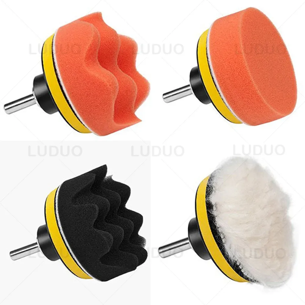 3 pouces Sponge Paging Pading Cire de laine Roues de roues Réparation Poliber adaptateur Adaptateur CORPS BORPS POLIGHIN