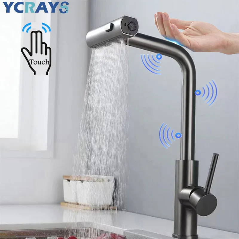Touchless Kitchen Sink Faucet With Smart Sensor,... From Ddmymaster ...