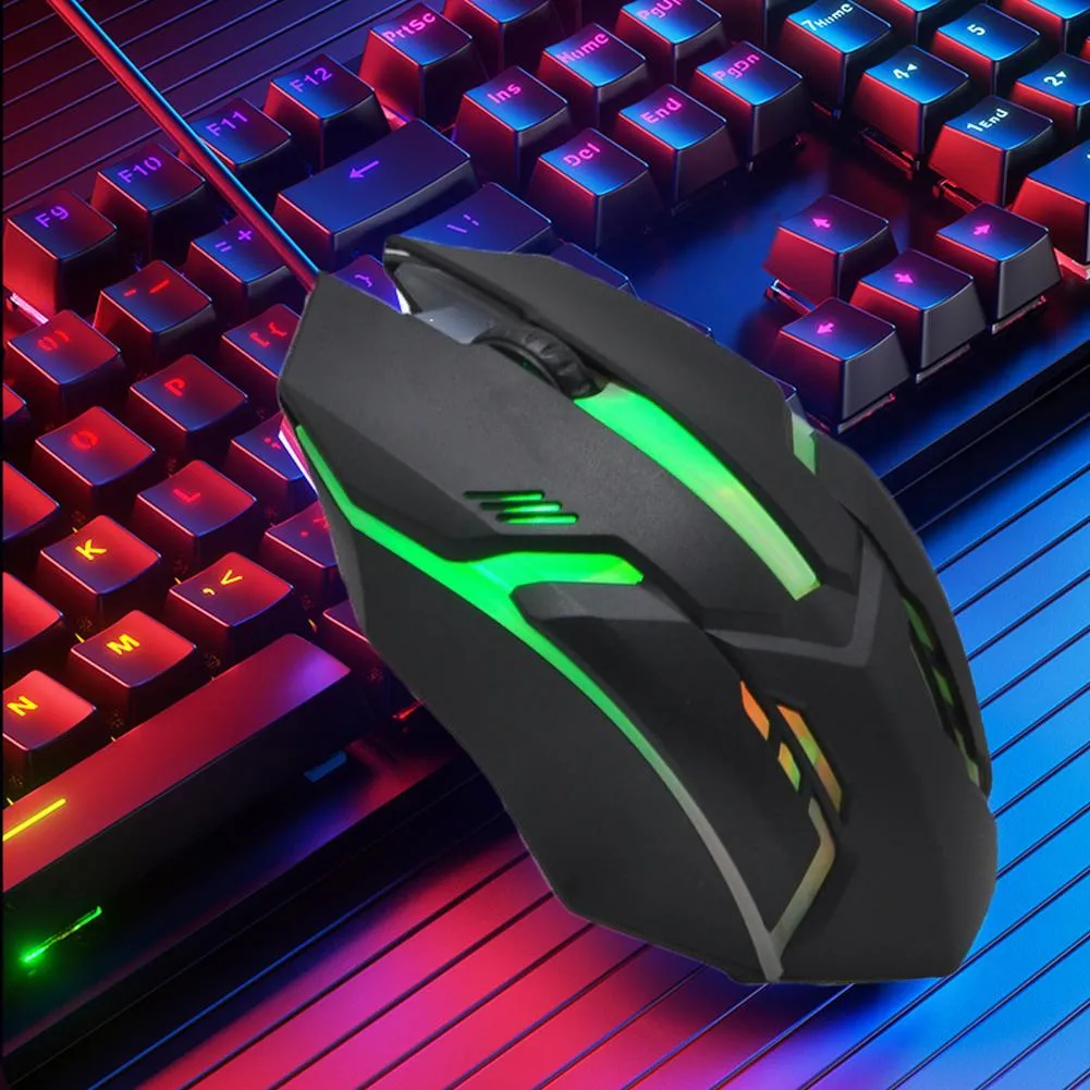 Mouse Riscaldante Cablato, Mouse Riscaldato Ergonomico Nero 1600 DPI, Mouse Riscaldante Cablato Regolabile a 3 Livelli per PC, Computer Desktop, Laptop