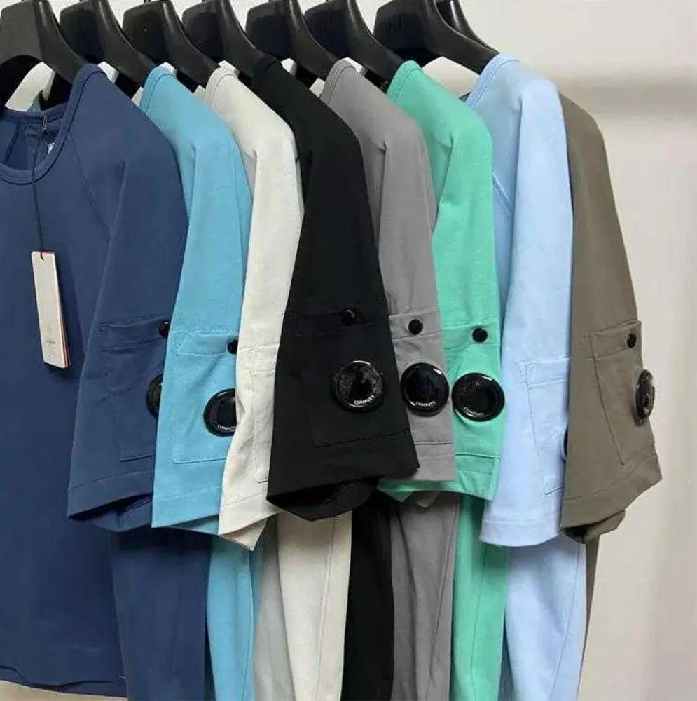 Męski projektant cp t-koszulka Polo Polo Designerowie mężczyźni strój damski luksurys tees letnia koszulka kamienna koszulka polo compagnie 8899ess