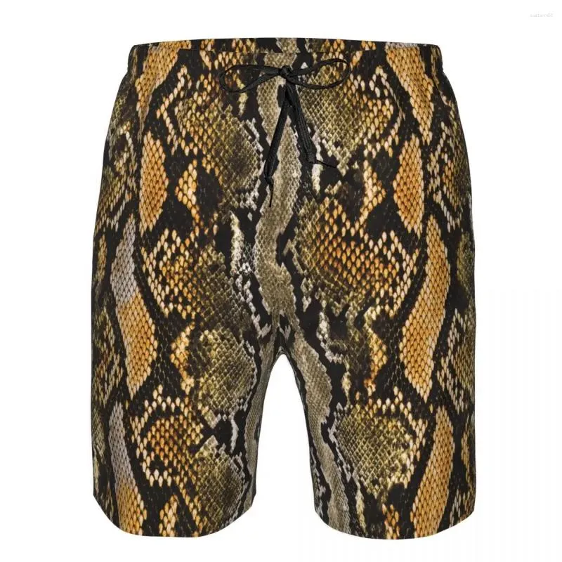 Pantaloncini da uomo Costumi da bagno da uomo Costume da bagno corto Tronco modello leopardo Tavola da spiaggia Nuoto Surf