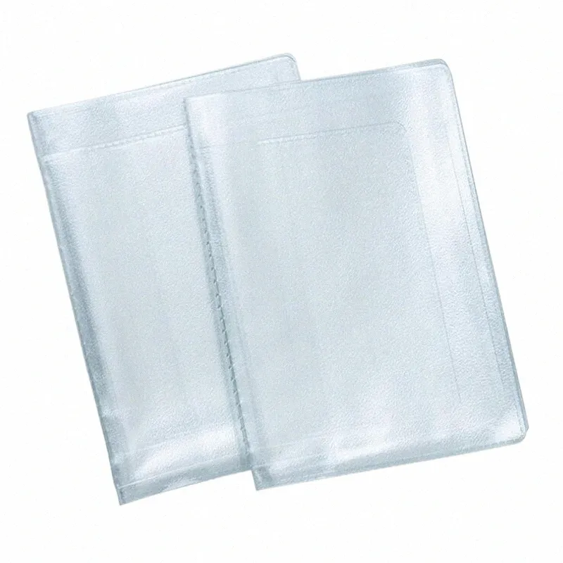 1pc Nouveau Fi PVC imperméable transparent Auto Document couverture russe permis de conduire cas protéger voiture titulaire de la carte d'identité Voyage s7B2 #