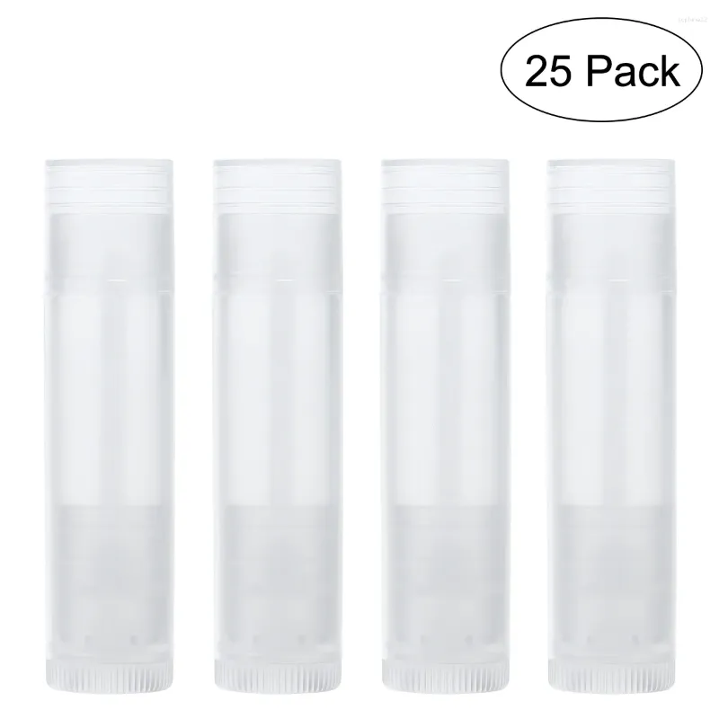 Bouteilles de stockage ETEREAUTY Tube de rouge à lèvres conteneurs à lèvres vide conteneur de Lotion cosmétique bâton de colle bouteille de voyage transparente