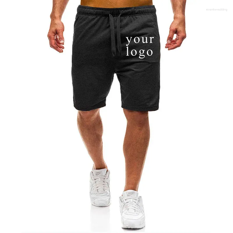 Pantalones cortos para hombres Su propio diseño Logotipo de marca / Imagen Personalizada Personalizada en cualquier lugar Hombres Mujeres DIY Cuarto Pantalones Moda