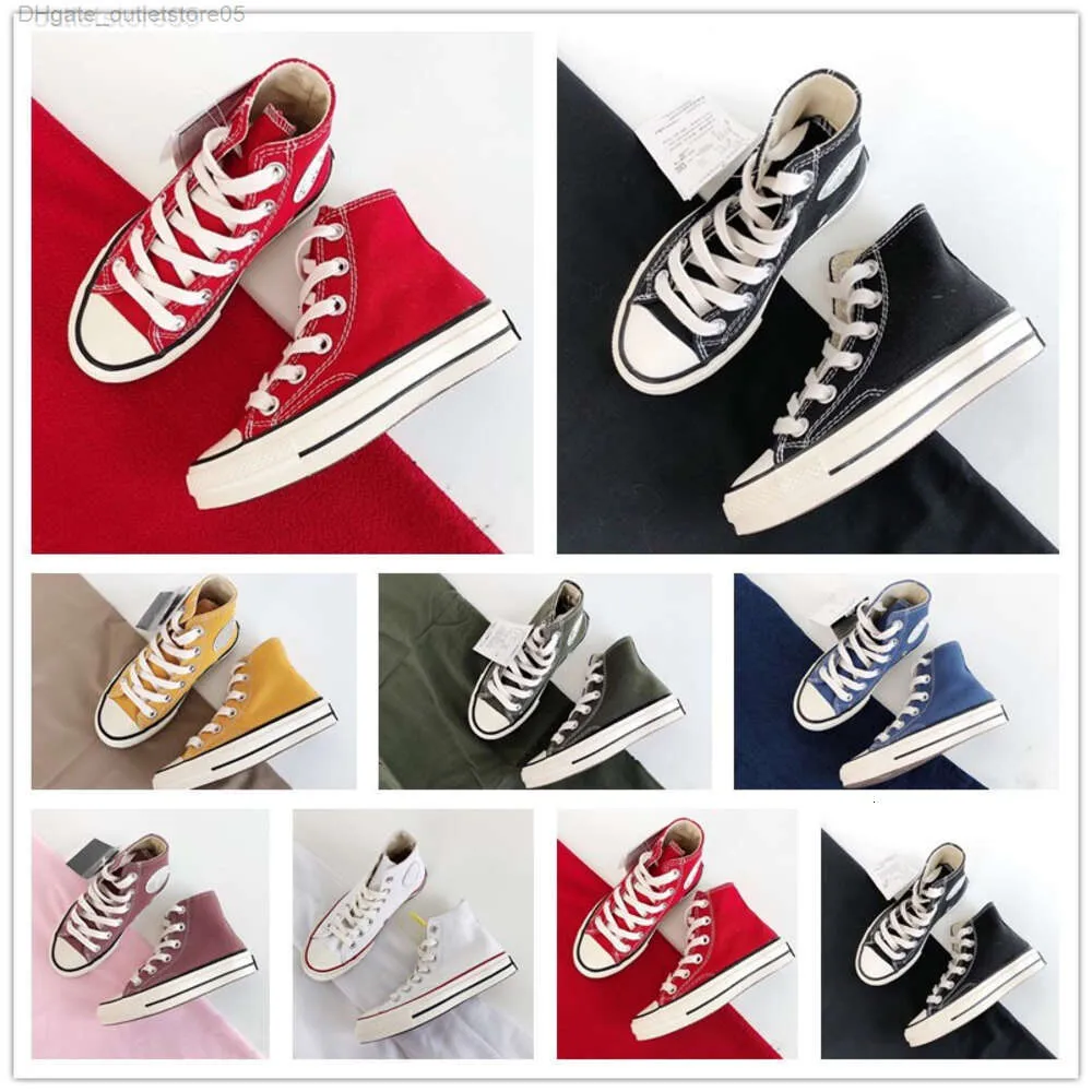 Designer Classic Casual Kids Shoes Sneakers Espadrille Chucks 1970s Children Baby Infants 70s Black White High Low flat Sneaker Platform trainers shoe