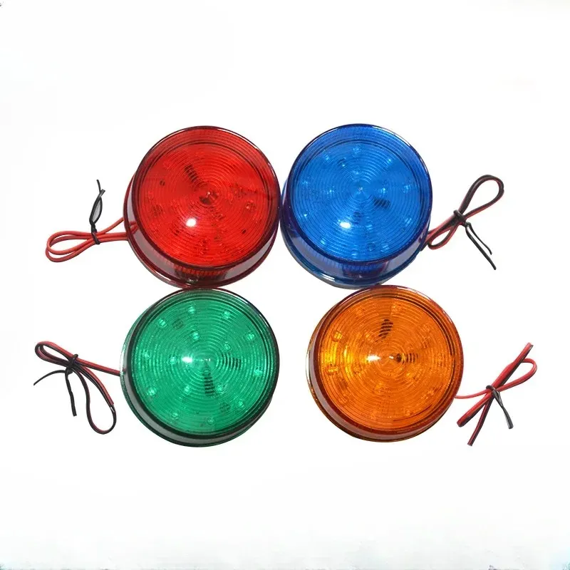 Round Strobe DHgate.com:24 Car LED Strobe Warning Light Round Beacon Flash Lamp For ...