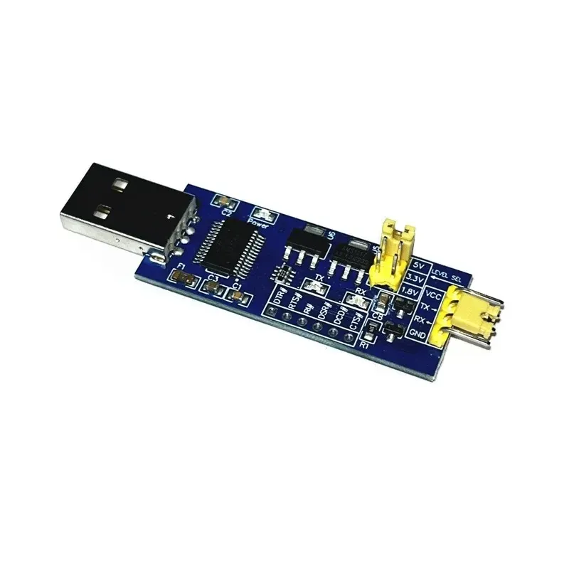 Módulo de porta serial ft232rl de alta qualidade, placa de porta serial usb para ttl, 5v, 3.3v, 1.8v, download de nível da linha de queima, 1 peça