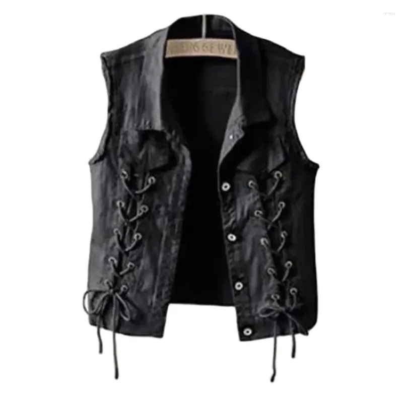 Women's Vests Sleeveless Wild Tops Short Jacket Jean Waistcoat White Black Female Fashion Denim Vest Spring Autumn S-5XL