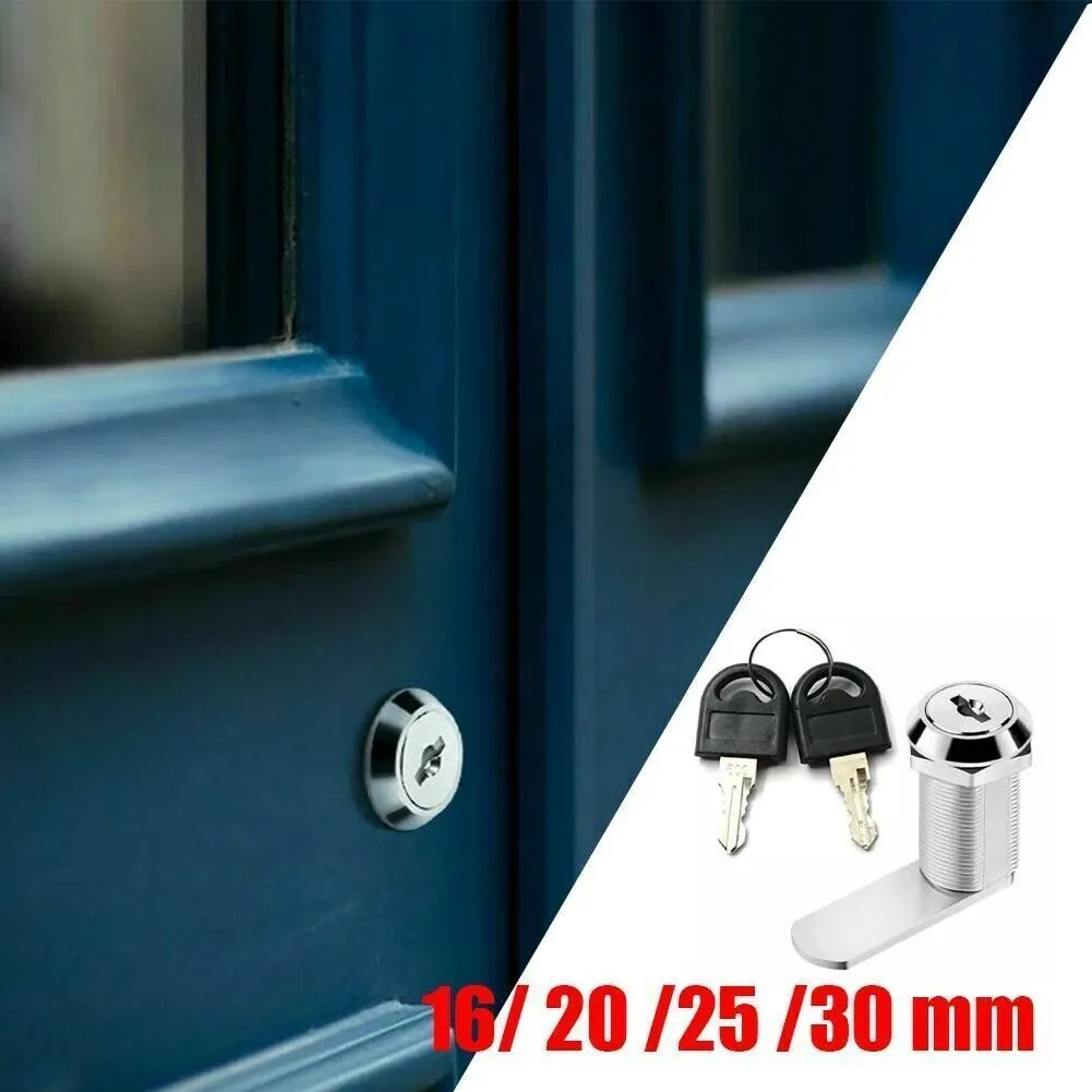 Cabinet Cam Lock With Key – 20mm, For Filing Cabinets, Mailboxes, Lockers & Post Boxes