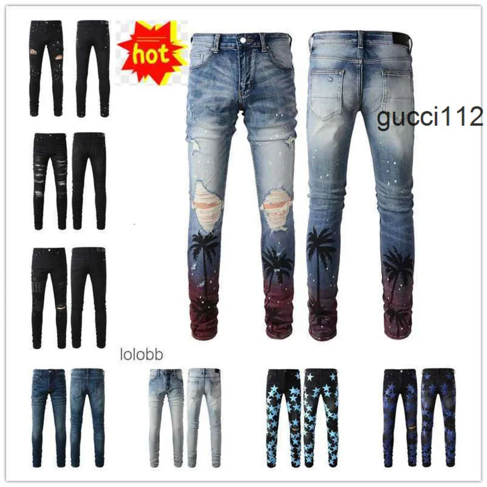 Jeans lüks Coolguy Amiriries Yeni Amis Biker AM 2024 GELİŞLER MENS AMAR Designer Denim Delikleri Pantolonlar Jean Miri Pants Man Giyim 0T46 Amari Y4HY