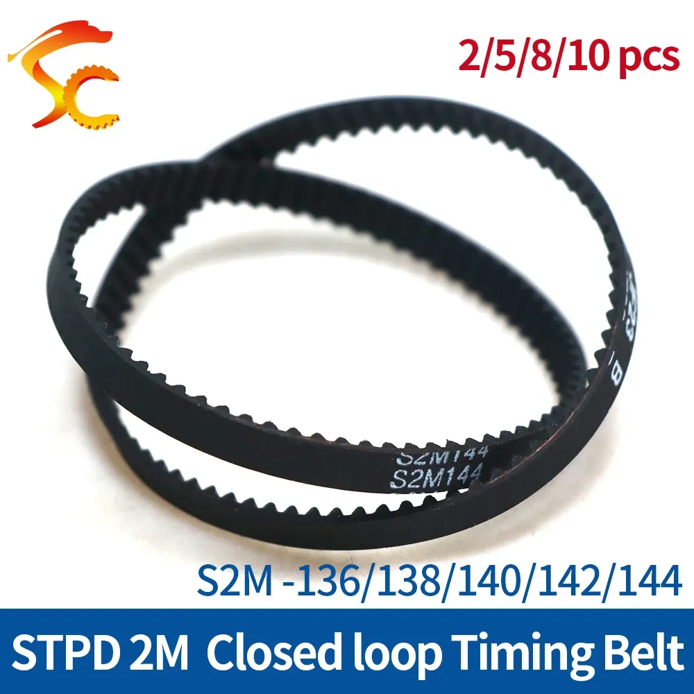 LT Easiyl 10PCS 142-2GT Timing Belt Pitch Length 142mm Width 6 Mm 71
