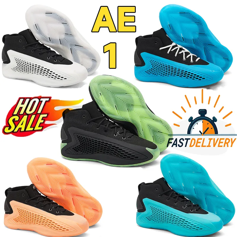 AE 1 AE1 Basketball Shoes Anthony Edwards Sports Mens Sneakers Training Sports Outdoors Outdoor Shoe Arctic Fusion