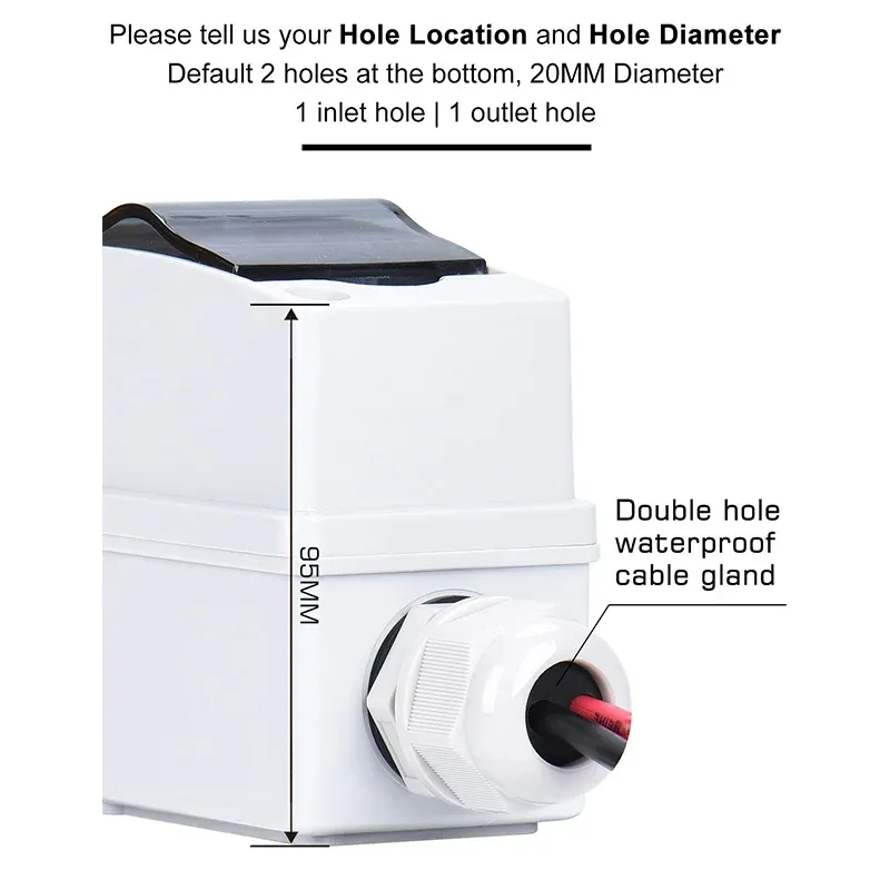 Waterproof Outdoor Isolator Switch – 3P 63A 500V Rotary Control With IP66 Dustproof & Safety Lock Hole