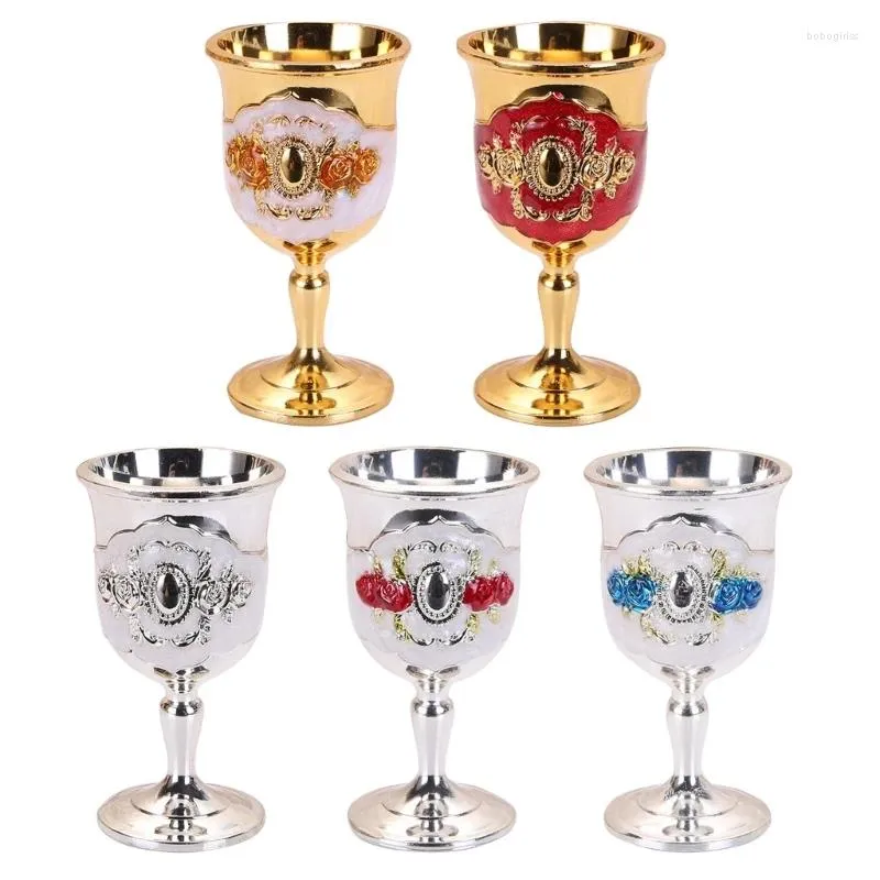 Copos pires estilo europeu copos de vinho retro louça taça espírito vodka champanhe bebida tumbler para festa em casa barra