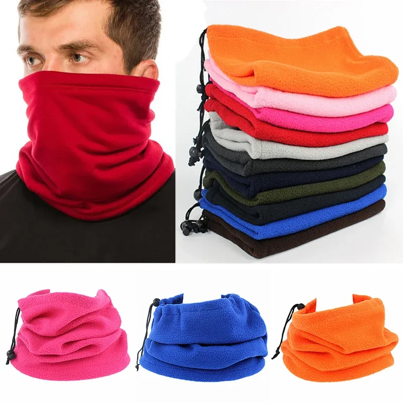 Fleece Gezichtsbedekking Winter Nekwarmer Gezichtsbedekking - Winddicht Fleece Masker Voor Sport Bij Koud Weer Skiën En Snowboard Masker
