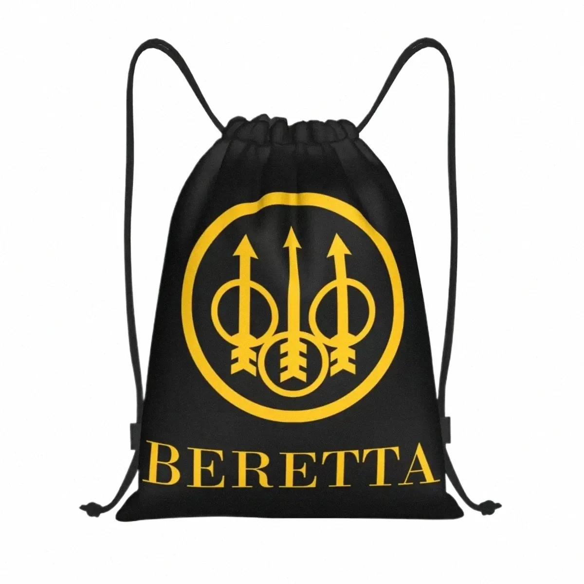 Beretta Dringstring Backpack Sports Gym Bag for Women Men Wojskowy Kiewnik Gun Shop Sackpack B5KG#