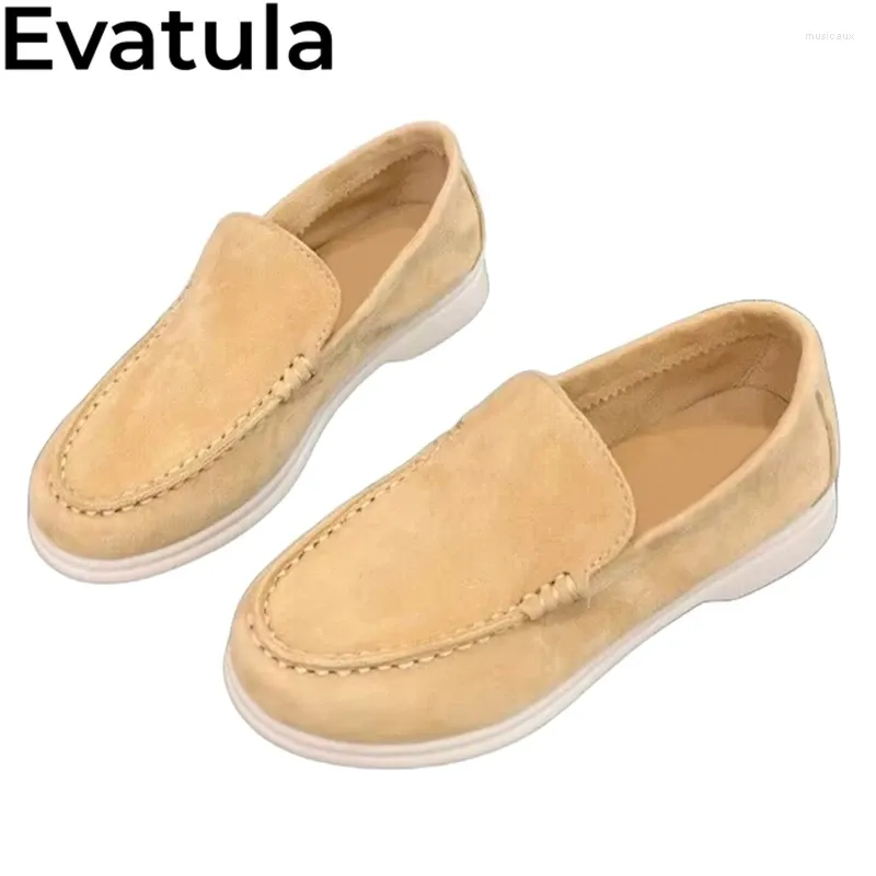 Casual Shoes Multicolor Low Top Suede Flat Loafers Kids 'Round Toe Slip On Girlsboys' Walking Lazy for Children