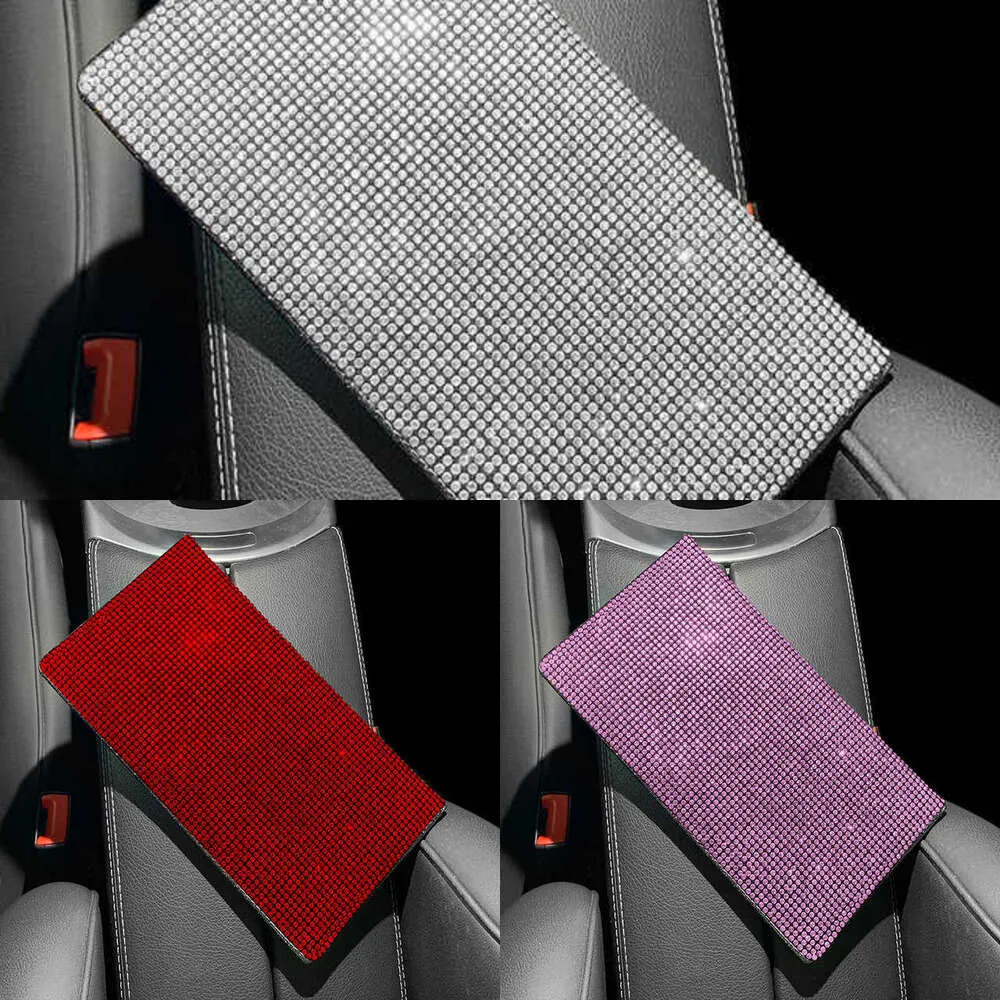 Uppgradera Diamond Car Driver License Holder Bag Multifunktion ID -kort Holder Universal Wallet Bling Rhinestone Car Accessories for Woman