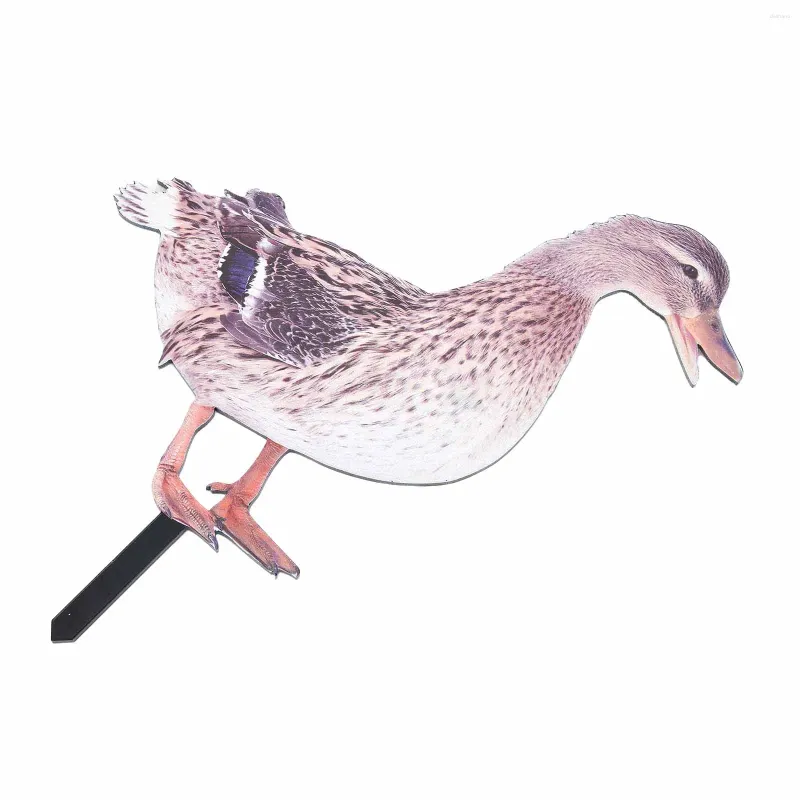 Garden Decorations Animals Figures Statue Stake Balcony Duck Farm Decoration Outdoor Decor Decorative