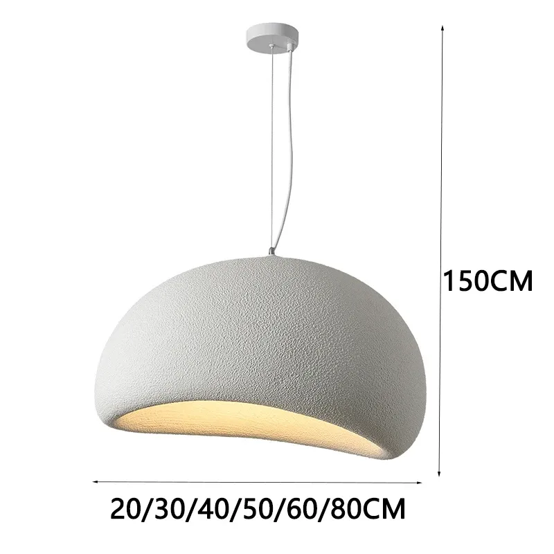 TRIVIDHA Lampade da Soffitto Wabi-sabi Plafoniera in Resina con Struttura in Cemento per Sala da Pranzo Apparecchio da Soffitto per Isola Cucina Illuminazione A Soffitto Ovale Creativa per Soggiorno