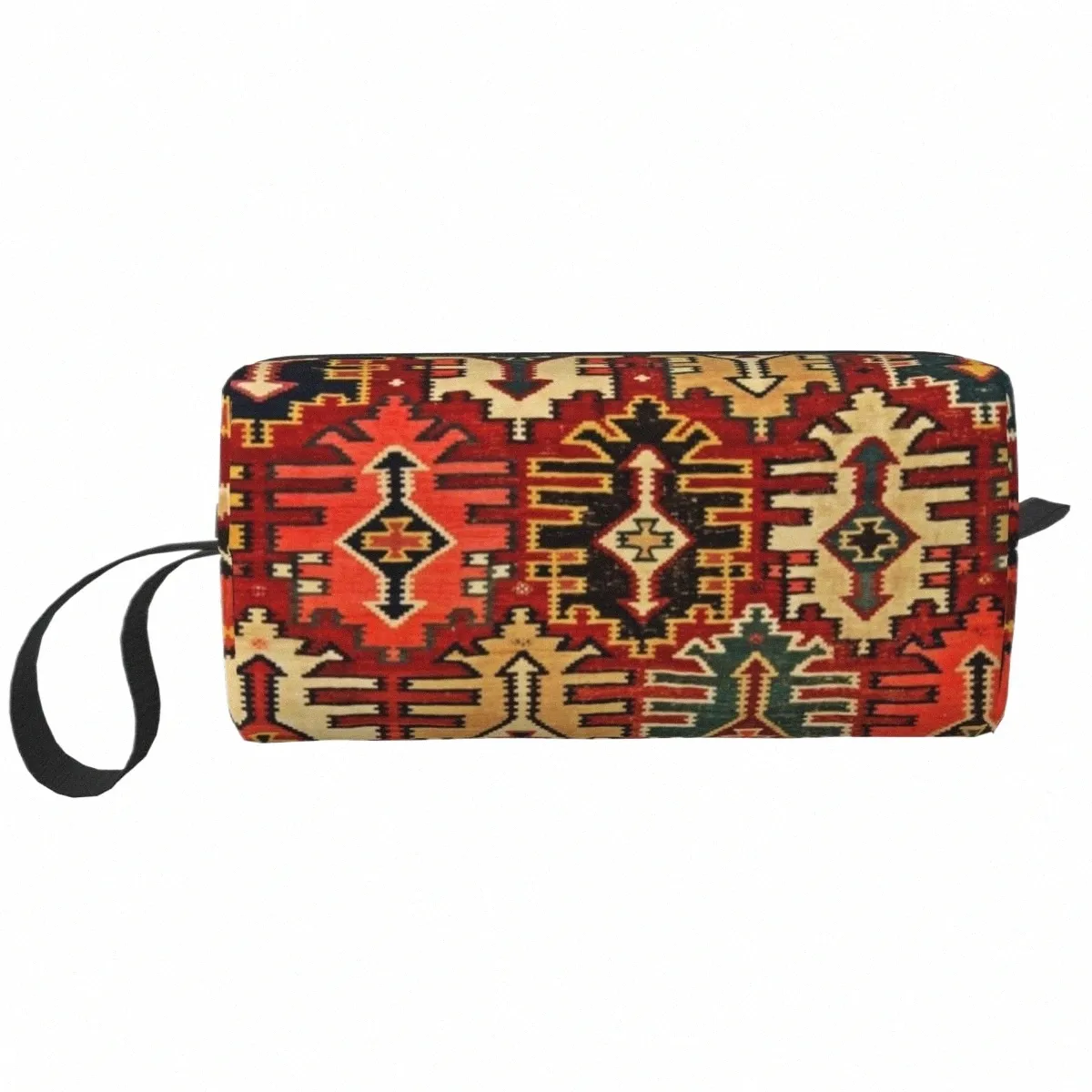 Kilim Tribal Rug toalettartikar Vintage Boho Bohemian Ethnic Art Makeup Cosmetic Organizer Ladies Beauty Storage Dopp Kit Box 62NH#