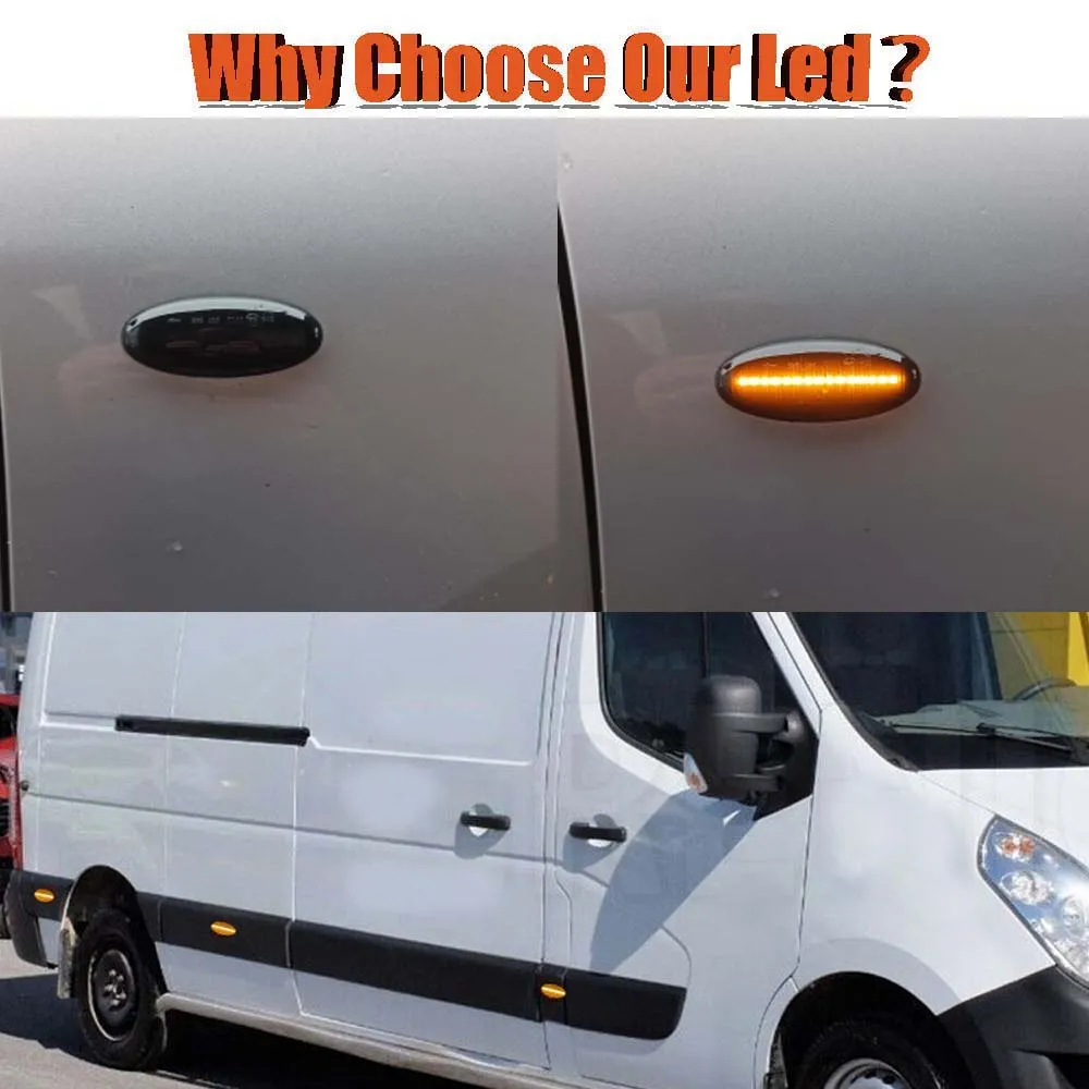 Clignotant Avant Gauche Compatible Renault Master II, Opel Movano II, Nissan Interstar (1998-2010) - Qualité OEM - Installation Facile - 3