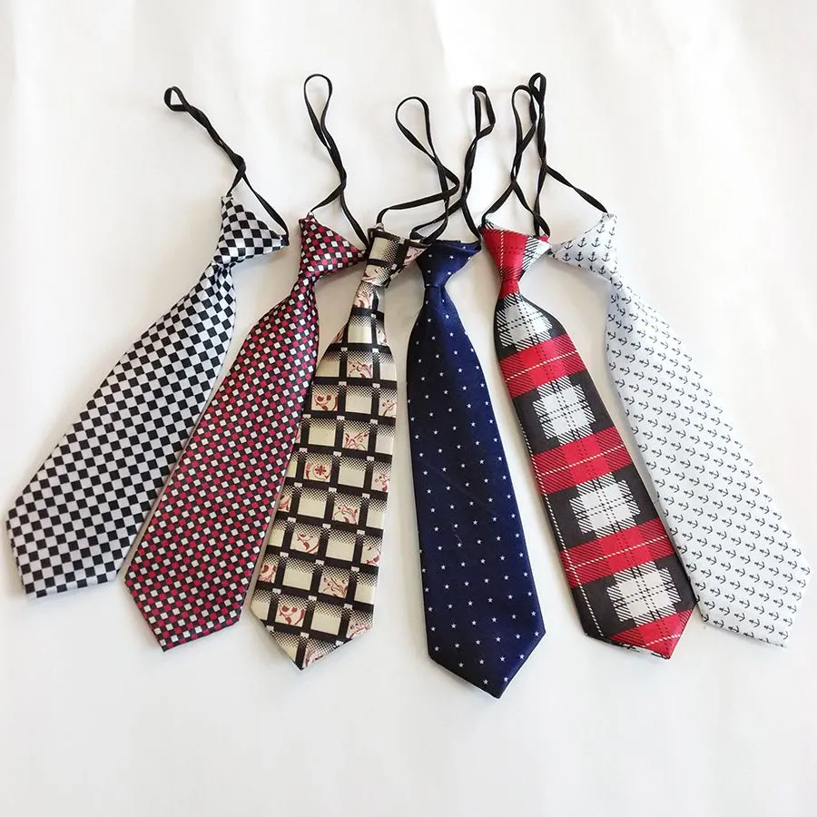 Галстук Рождественский профессиональный галстук на молнии 17 цветов для детей подарок для ленивых бесплатно FedEx TNT Aiwtd