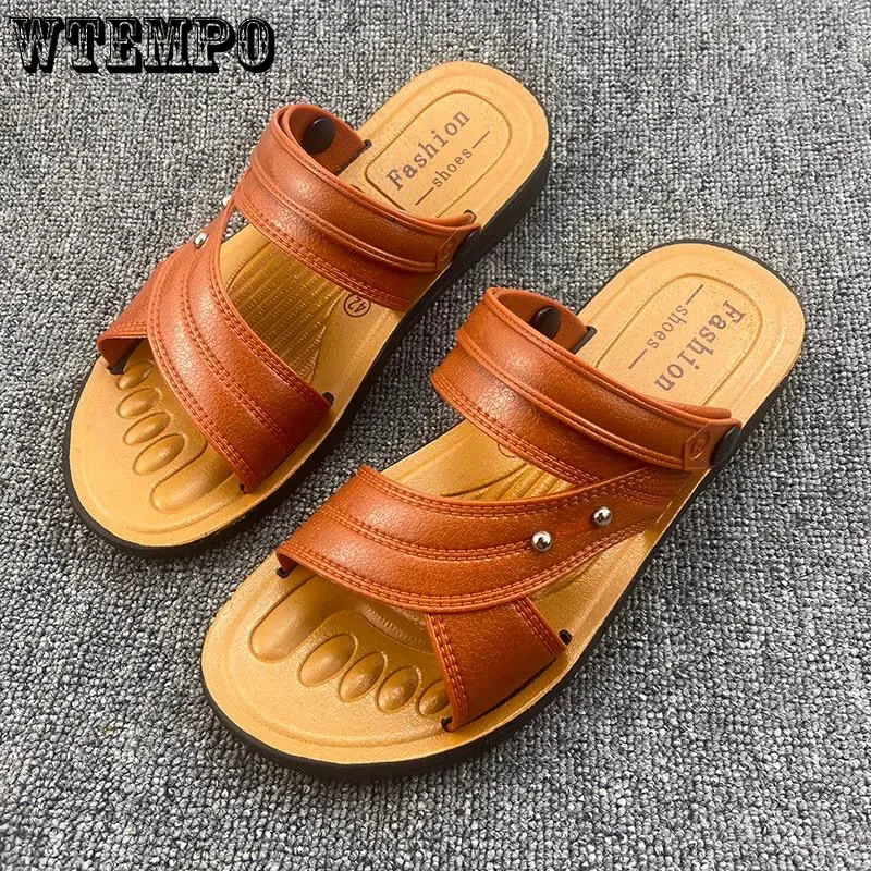 753 WTEMPO Insole Massage Sandalen Strand Walking schoenen Zachte niet -slip en slijtvaste open teen Dikke Sole Slippers 5