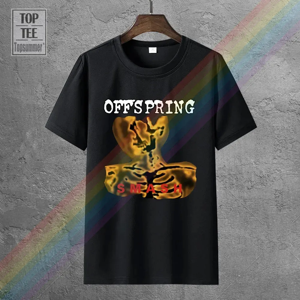 The Offspring 'Smash' Logo T-Shirt - Official Men's Band Tee, Grey, Size XXL